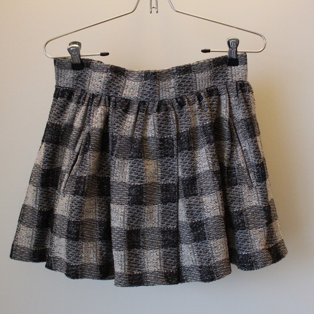 Free People Plaid Skirt